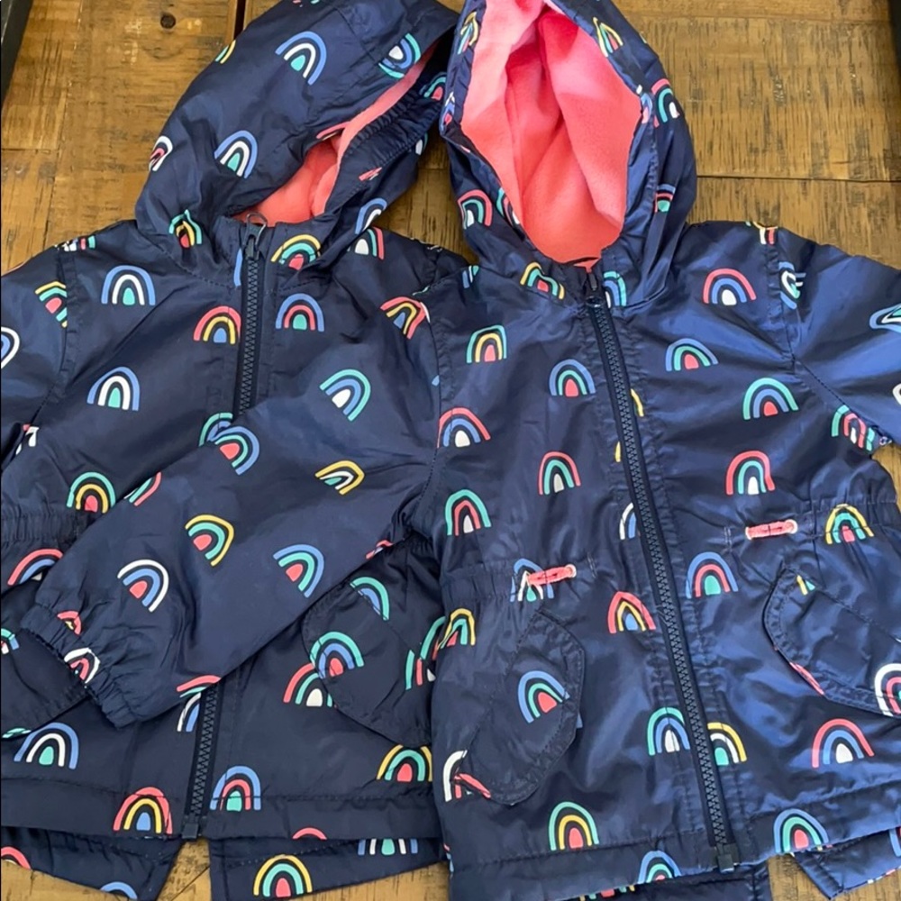 Two Carter’s jackets size 12 months 🌈 NWOT